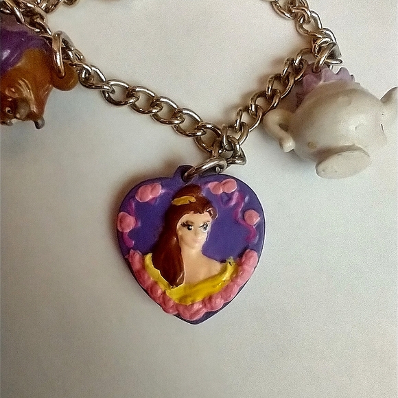 1992 Beauty and the Beast Charm Bracelet - Picture 2 of 7